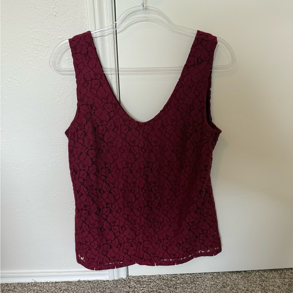 Banana Republic Maroon Tank Top